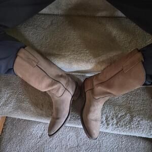 Frye Men's Mid-Calf Brown Leather Boots